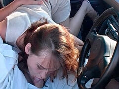 오랄섹스, 자동차, 도기스타일, 핑거링, 핸드잡, 야외의, 빨간 머리, 청소년