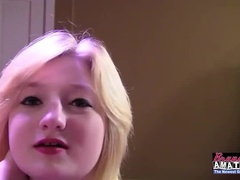 Horny Blonde Faith Hope Gives Amazing Blowjob and Gets Fucked Hard