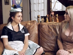 Gros seins, Brunette brune, Doigter, Lesbienne, Léchez, Lingerie, Masturbation, Chatte