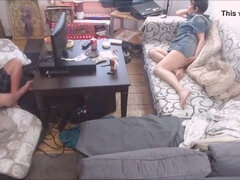 Hot mom plays with herself