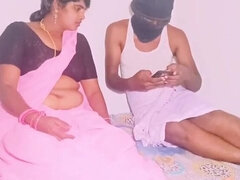 Hot Indian Stepmom in Saree Fucks Stepson with Big Dick - Telugu Dirty Talk