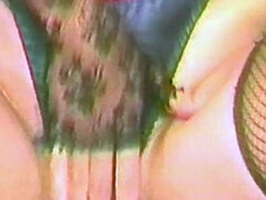 Brunett, Handskar, Milf, Trosor, Retro, Solo, Stockings, Vintage