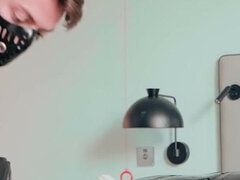 Amatør, Bondage disciplin sadomasochisme, Pik sutte, Par, Fetish, Homoseksuel, Latex, Strapon