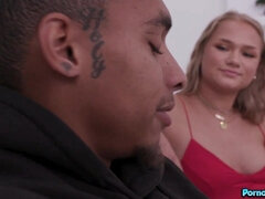 Nasty Whore Harley King Is Skull Fucked By A Gang Of Big Black Cocks