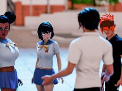 Culo grande, Verga grande, Tetas grandes, Corridas, Estilo perrito, Doble penetracion, Corridas faciales, Flaco