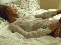 ベッドルーム, デカ尻, 大学生, オナニー, ガリガリ, ティーン, オッパイの, おもちゃ