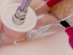 Stor røv, Dildo, Kvinde, Onani, Orgasme, Fisse, Solo, Sprøjter