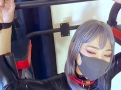 Asiático, Sadomasoquismo, Amarrada, Pies, Japonés, Esclavo, Nalgadas, Tren
