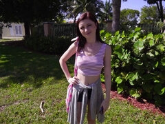 Amateur, Sucer une bite, Bus, Mignonne, En levrette, Hard, Rousse roux, Chevaucher