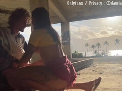 Amatőr, Strand, Hatalmas hátsó, Szőke, Nyilvános