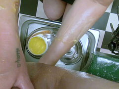 Anal, Bondage domination sadisme masochisme, Médecin, Double pénétration anale, Femme dominatrice, Pénétrer avec le poing, Béant, Maîtresse