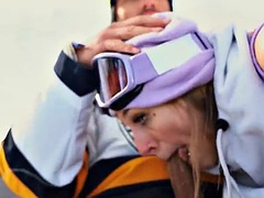 デカパイ, フェラチオ, イく瞬間, ハードコア, 三人, オッパイの