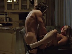 큰 가슴, 금발의, 나이든, 밀프, 젖가슴, 와이프