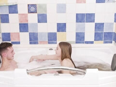 Blondynka, Obciąganie, Całować, Lizanie, Cipka, Tatuaż, Nastolatki, Cycki