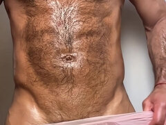 Enthousiasteling, Grote lul, Homo, Harig, Masturbatie, Alleen, Spaans