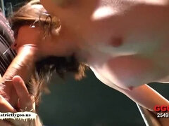 Anal, Sperma shot, Dubbelpenetrering, Ansiktsbehandling, Gangbang, Hardcore, Mager, Tuttar