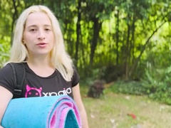 Hot Blonde Teen Ashleysoy01 Fucks Stranger in Public - Extreme Squirting & Loud Moans