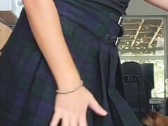 Amatorka, Piękne grube kobiety, Spódnica, Solo