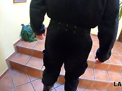 Store pupper, Brunette, Europeisk, Politi, Hans, Tenåring, Pupper, Hore