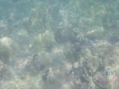 Strand, Pik sutte, Komme i munden, Håndjob, Udendørs, Barberet, Ryger, Bryster