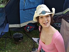 Brunetka, Rogacz, Europejski, Punkt widzenia, Nastolatki, Cycki