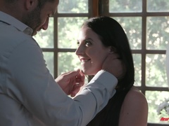 Angela Plays For Her Husband