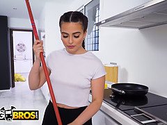Ariana Van X & Tommy Cabrio: A steamy Latin Maid & Housekeeper's hardcore fuck session!