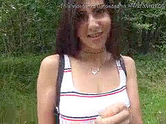 Amatőr, Cumizás, Gesztenyebarna, Cseh, Európai, Orgazmus, Szabadban, Valóság