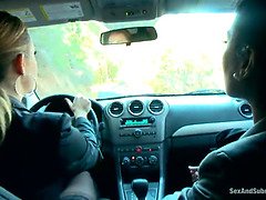 Bondage disciplin sadomasochisme, Pik sutte, Brunette, Hundestilling, Gruppe, Udendørs, Fisse, Teenager