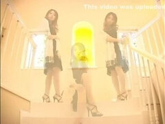 Couple, Gode, Japonaise, Nénés, Jouets