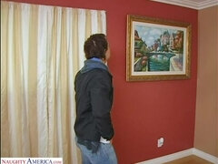 Americkej, Zadok, Lízanie análu, Brunetka, Spermie v puse, Prirodzené prsia, Drobunké, Vyholené