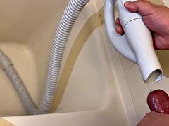 Compilation 3 - Cumshots and pissing - Piss after shooting a load - Barbie dolls, vacuum hose, vibrator, bottle, inflatable toy
