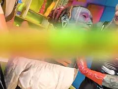 Dingue, Femme dominatrice, Fétiche, Pénétrer avec le poing, Allemand, Hd, Tatouage, Jouets