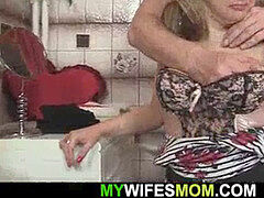 Mom-in-law, caught-cheating, mature-woman