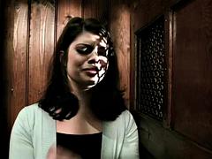 Amateur, Gros seins, Sucer une bite, Brunette brune, Nénés