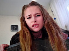 Pijpbeurt, Bedriegen, Sperma shot, Hardcore, Leer, Masturbatie, Russisch, Vrouw
