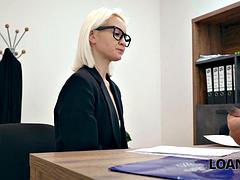 In den arsch, Tussi, Schönheit, Blasen, Europäisch, Hardcore, Büro, Realität