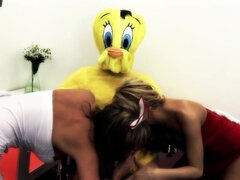 Socks movie with sassy Stacey Saran and Paige Ashley from Titopia