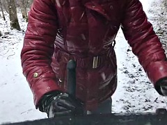 Män i kvinnokläder, Tysk, Milf, Utomhus, Offentlig, Tuttar, Leksaker, Vibrator