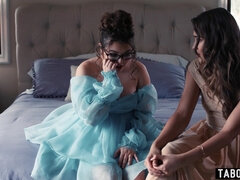 Lesbian teen coming out party at prom