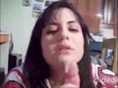 아마추어, 큰 음경, 모음집, 입에 사정, 사정 샷, 집에서 만든