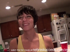 Blondine, Hochschule, Erstes mal, Freundin, Unschuldig, Lesbisch, Realität, Jungendliche (18+)