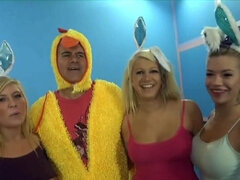 Leie, Arsch, Blasen, Gruppe, Handjob, Hd, Lecken, Titten
