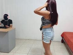 18 jahre, Aus dem arsch in den mund, Tante, Grosser arsch, Schwarz, Spermaladung, Indisch, Latina