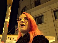German Scout - Crazy Pink Haired Girl Pick Up and Fuck for Cash