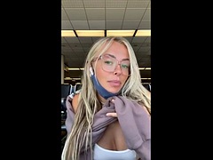 Babe, Vakker, Store pupper, Blond, Milf, Alene, Pupper