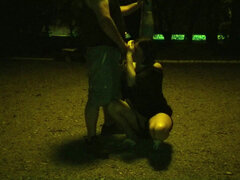 Amatőr, Cumizás, Gesztenyebarna, Pár, Érett koros, Szabadban, Pisi szex, Feleség