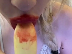 18 anos, Loiroa, Boquete, Consolo, Russoa, Solo chão, Adolescente, Vibrador