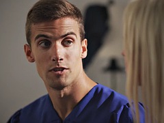 美女, ブロンド, フェラチオ, 浮気者, 中出し, 手コキする, 淫乱熟女, オッパイの