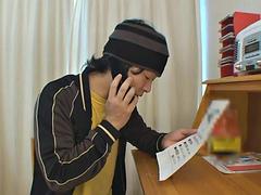 Boy gets more than help for his studies from hot teacher babe